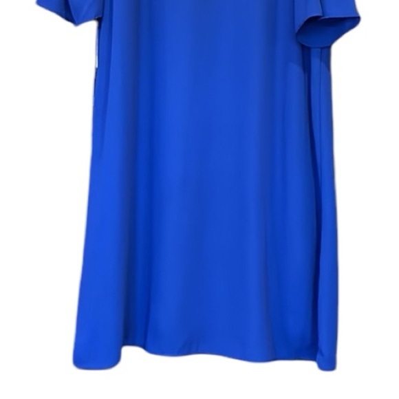 B. Darlin Off-Shoulder Dress Cobalt Blue Size 6 - Picture 8 of 8